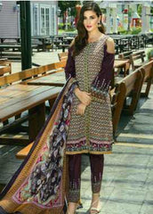 Monsoon by Al Zohaib Printed Cambric Winter Collection Design 8c 2019