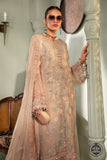 Maria B MPC-22-206-Nude Pink Wedding Chiffon Collection 2022 Online Shopping