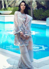 Mushq Embroidered Net Wedding Collection 05 Alesan 2019