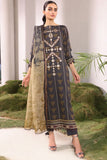 Alkaram Studio MS-01-22-Dark Brown Mid Summer Collection 2022 Online Shopping