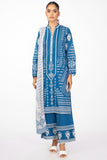 Alkaram MS-14-22-Blue Mid Summer Collection 2022 Online Shopping