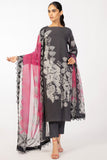 Alkaram MS-15-22-Charcoal Grey Mid Summer Collection 2022 Online Shopping