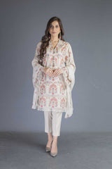 Bareeze Mughal Grace Ch3186 Cream Collection 2021