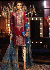 Mushq Embroidered Velvet Winter Collection 01 Cabaret 2019
