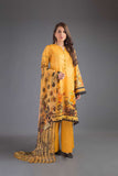 Bareeze Printed Pr828 Mustard Collection 2021