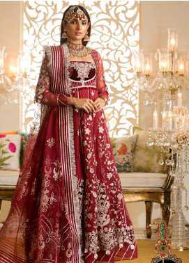 Noor by Saadia Asad Embroidered Net Wedding Collection Design 7 2019