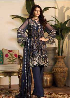 Noor Jahan Embroidered Chiffon Wedding Collection Design 05 2019
