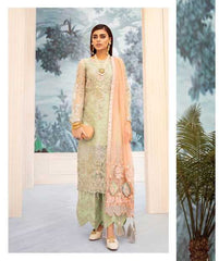 Nureh Embroidered Luxury Chiffon Collection Design N02 2020