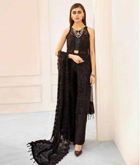 Nureh Embroidered Luxury Chiffon Collection Design N08 2020