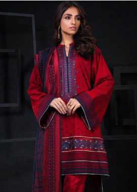 Orient Textile Embroidered Khaddar Winter Collection Design 195 A 2019