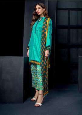 Orient Textile Embroidered Cottel Linen Winter Collection Design 203 A 2019