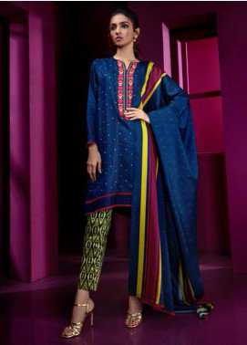 Orient Textile Embroidered Cottel Linen  Winter Collection Design 205 B 2019