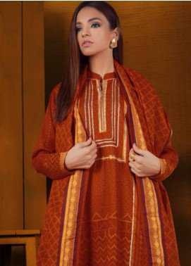 Orient Textile Embroidered Khaddar Winter Collection Design 212 B 2019