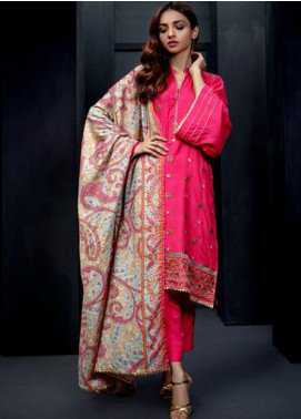 Orient Textile Embroidered Linen Winter Collection Design 217 2019