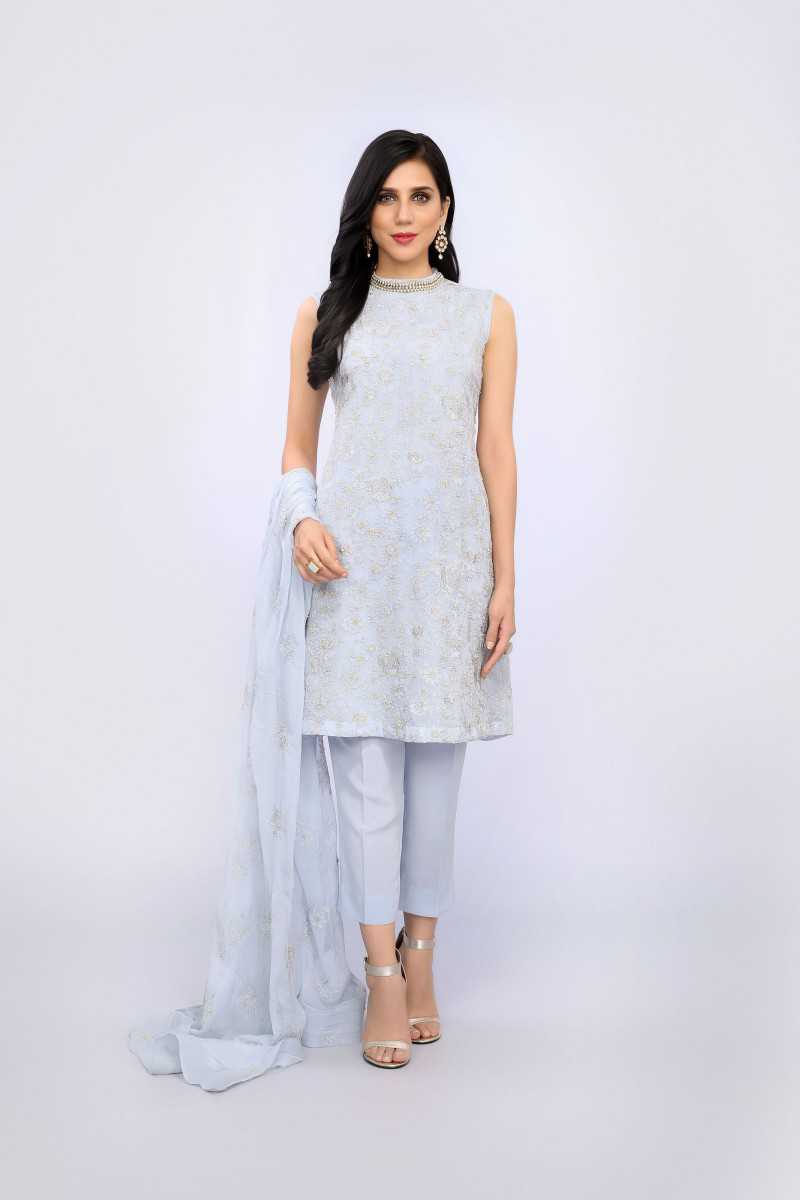 Bareeze Oriental Bliss Ch2738 Blue Collection 2021