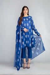 Bareeze PR1183 Blue Summer Printed Lawn 2022 Online Shopping