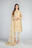 Bareeze PR1195 Yellow Summer Printed Lawn 2022 Online Shopping