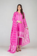 Bareeze PR1204 Pink Summer Printed Lawn 2022 Online Shopping