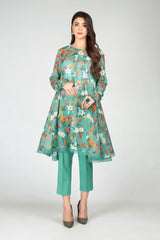 Bareeze PR1222 Green Summer Printed Lawn 2022 Online Shopping