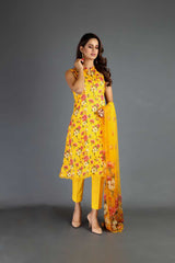 Bareeze Printed Pr913 Yellow Collection 2021