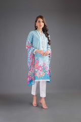 Bareeze Printed Pr796 Blue Collection 2021