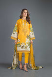 Bareeze Printed Pr860 Yellow Collection 2021