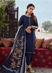 Qalamkar Embroidered Raw Silk Wedding Collection Design 10 Sophiya 2019
