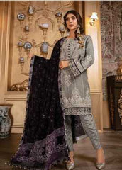 Rang Rasiya Embroidered Linen Winter Collection Design 1306 2019