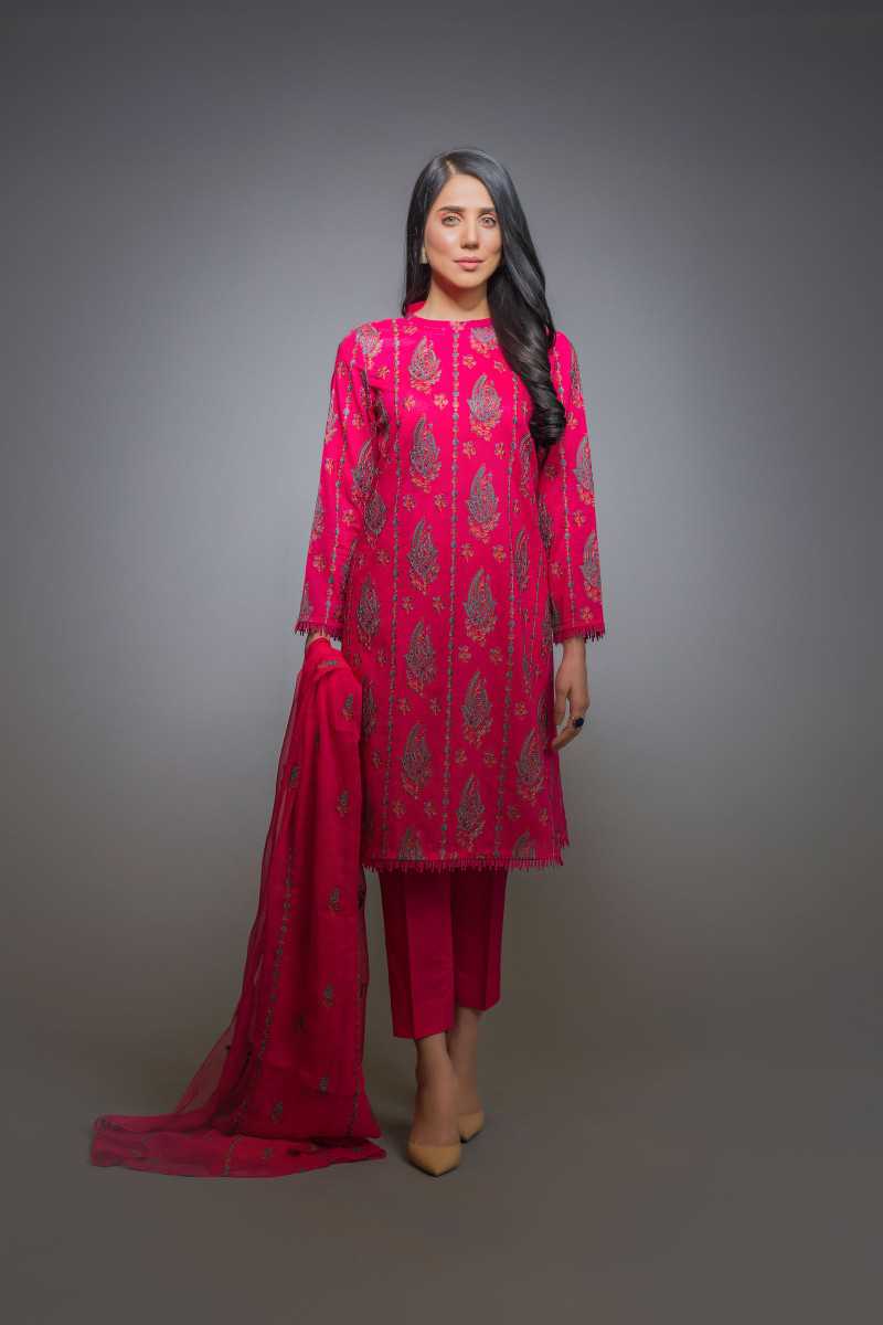 Bareeze Festive Folk Ch2972 Show Pink Collection 2021