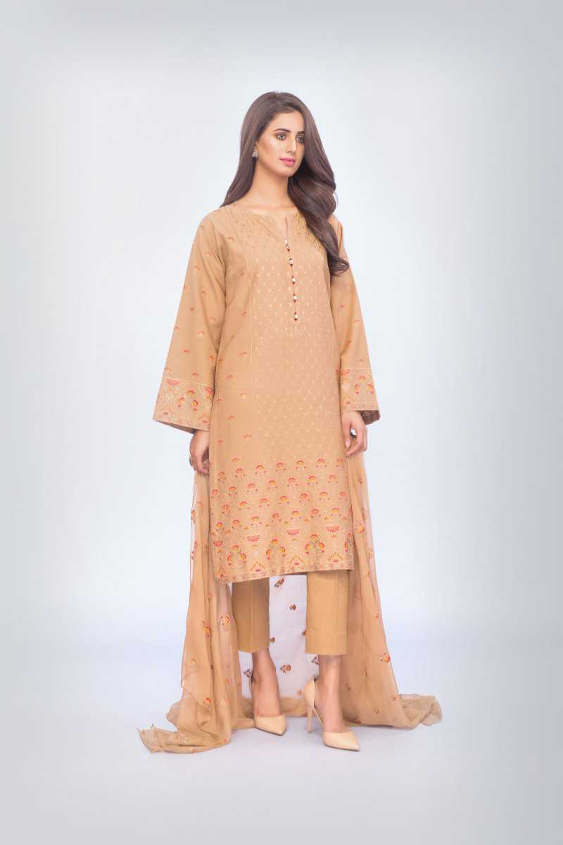 Bareeze Gul E Lala Range Mc568 Brown Collection 2021