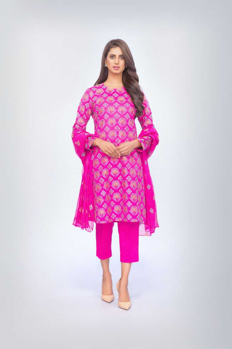 Bareeze Raj Kumari 4 Ch2867 Pink Collection 2021