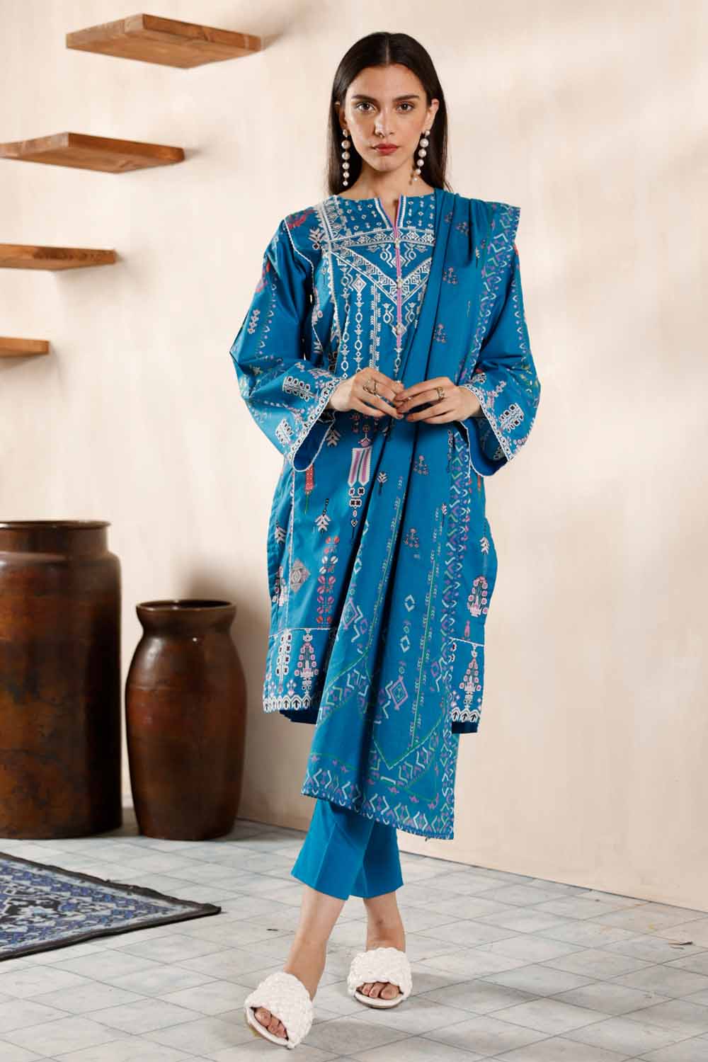 TCE-12013 A Gul Ahmed Cambric Midsummer 2021 – Original Brand