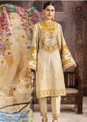 Resham Ghar Embroidered Silk Luxury Collection 01 Mustard Must 2019