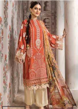 Resham Ghar Embroidered Silk Luxury Collection 06 Graccy Orange 2019