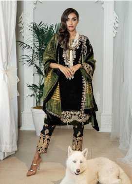 Rouge by Saira Rizwan Embroidered Chiffon Wedding Collection 04 Velours 2019
