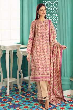 Gul Ahmed Twill Linen Suit LT-22 Winter Collection 2020