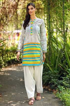 Gul Ahmed Cambric Printed Unstitched Shirt SCN-126 A 2020