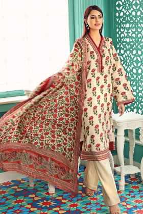 Gul Ahmed Twill Linen Suit LT-13 Winter Collection 2020