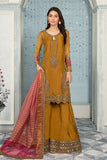 Maria B Mustard SF-EA22-08 Eid Formal Pret 2022 Online Shopping