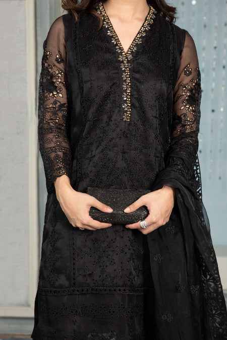 maria b black dress Maria B Black & Coffee -