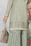 Maria B Suit Green SF-PF22-01 Evening Wear Prets 2022 Online Shopping