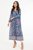 Alkaram SLRK-02-22-4-Blue Printed Khaddar Shirta 2022 Online Shopping