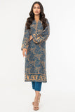 Alkaram SLRK-08-22-4-Blue Printed Khaddar Shirta 2022 Online Shopping