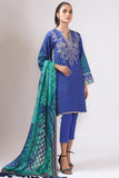 Alkaram Online Ss-09-22 Blue Spring Summer 2022 - Pakistani Branded Clothes