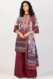 Alkaram Online Ss-15-22 Maroon Spring Summer 2022 - Pakistani Branded Clothes