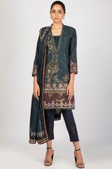 Alkaram Online Ss-3.1-22 Black Spring Summer 2022 - Pakistani Branded Clothes