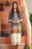 Alkaram Embroidered Denim Shirt 24092 Summer Lawn Collection 2020 | Alkaram Summer Lawn