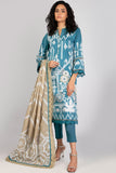 Alkaram Online Ss-41-22 Teal Spring Summer 2022 - Pakistani Branded Clothes