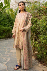 Zeen 30137 Cream Spring Summer Lawn Collection 2020 | Zeen Woman 2020