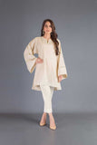 Bareeze Kurta Range Wr447 Cream Collection 2021